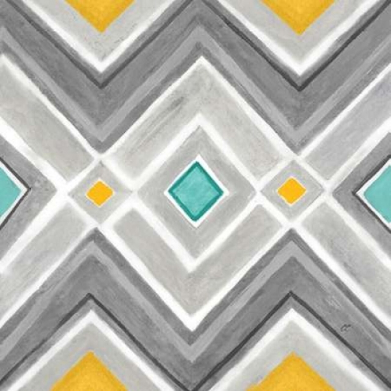 Chevron Tile Black-White I Poster Print by Cynthia Coulter - Item # VARPDXRB8731CC